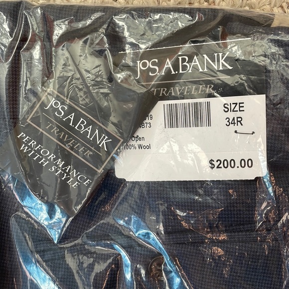 NWT Navy slim fit dress pants / suit pants - never opened! - Picture 3 of 5